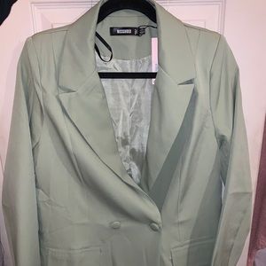 Mint blazer